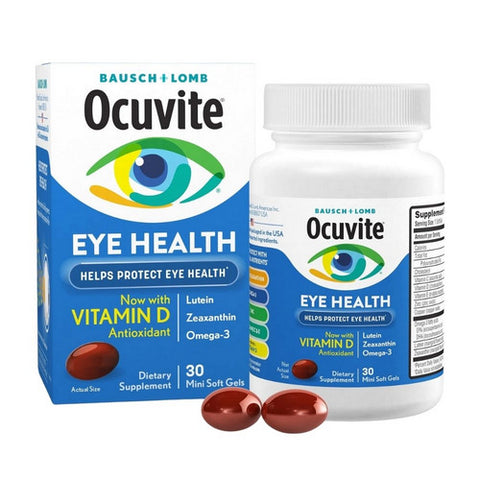 Purpose, Ocuvite Eye Health Mini Soft Gels, 30 Count