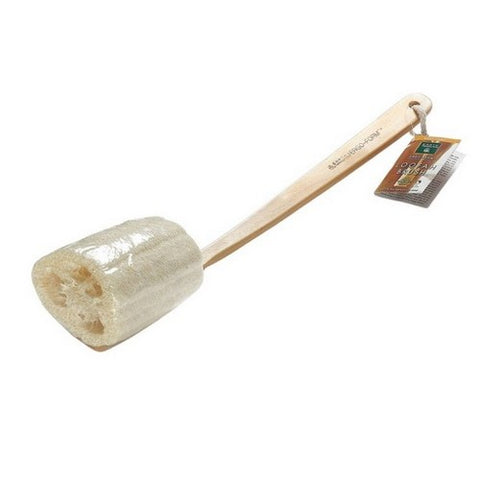 Earth Therapeutics, Deluxe Loofah Back Massager Brush, 1 Count / 16 Inches