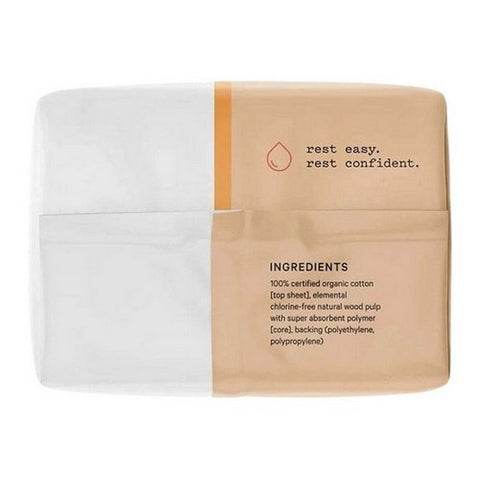 The Honey Pot, Organic Non Herbal Overnight Heavy Flow Menstrual Pads With Wings, 16 Count
