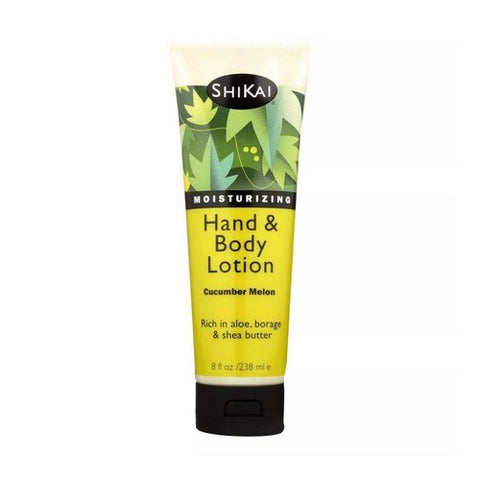 Shikai, Cucumber Melon Moisturizing Hand and Body Lotion, 8 Oz