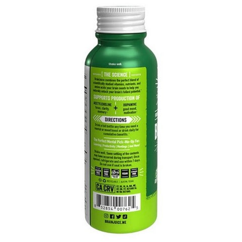 Brainjuice, Original Classic Brain Juice, 2.5 Oz (Case Of 12)