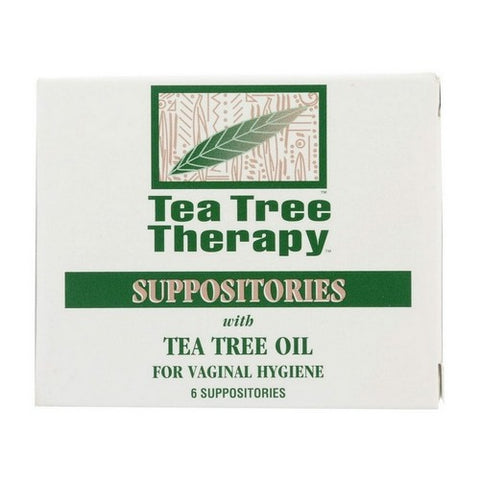 Tea Tree Therapy, Tea Tree Suppository, 6 pk