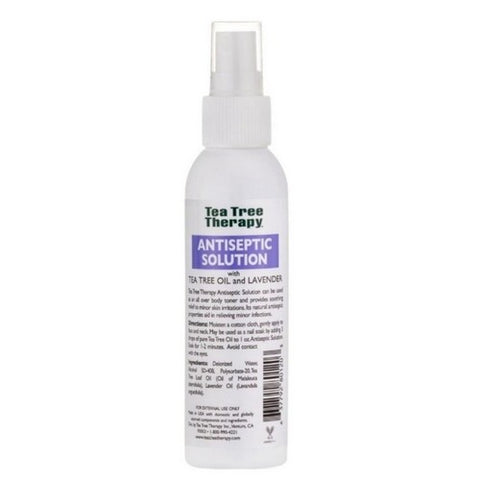 Tea Tree Therapy, Antiseptic Solution Tea Tree Oil and Lavender, 4 Oz