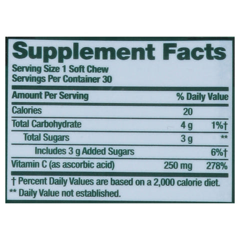 Vitafusion, Soft Chews Immune Support Citrus Fusion, 30 Count (Case Of 3)