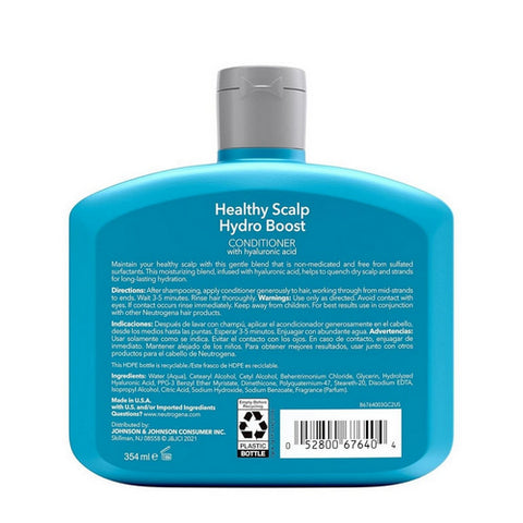 Neutrogena, Healthy Scalp Hydro Boost Conditioner, 12 Oz (Case Of 3)