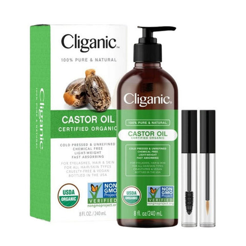 Cliganic, Organic Castor Oil, 8 Oz