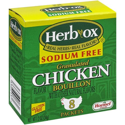 Herb Ox, Sodium Free Chicken Bouillon, 1.2 Oz (Case Of 12)