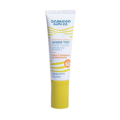 The Seaweed Bath Co., Sheer Tint Face Fluid SPF 50, 1.7 Oz