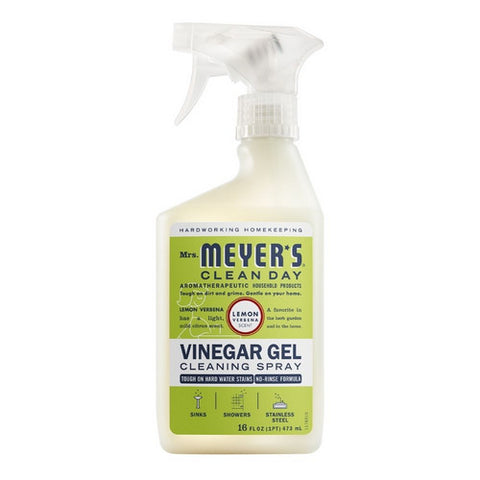 Mrs. Meyers Clean Day, Lemon Verbena Vinegar Gel Cleaning Spray, 16 Oz