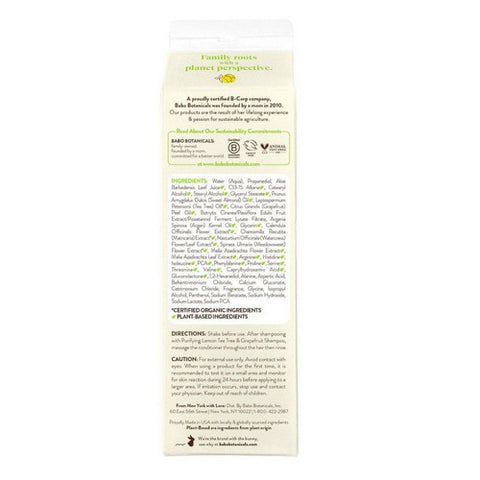 Babo Botanicals, Tree & Grapefruit Purifying Conditioner, 12 Oz
