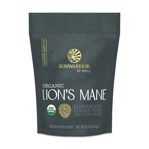 Sunwarrior, Organic Lions Mane Mushroom Powder, 5.8 Oz