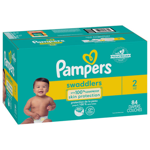 Pampers, Swaddlers Diapers Size 2, 84 Count (Case Of 1)