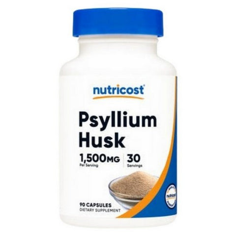 Nutricost, Psyllium Husk Capsules, 1500 Mg, 90 Count