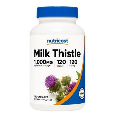 Nutricost, Milk Thistle Capsules, 1000 Mg, 120 Count