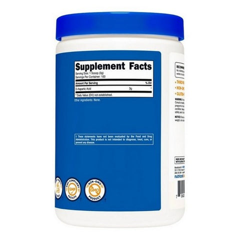 Nutricost, D-Aspartic Acid Powder, 300 Grams