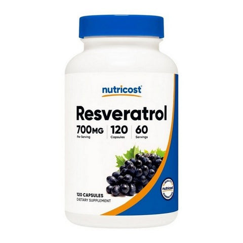 Nutricost, Resveratrol Capsules, 700 Mg, 120 Count