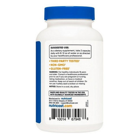 Nutricost, Resveratrol Capsules, 700 Mg, 120 Count