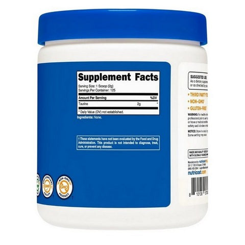 Nutricost, Taurine Powder, 250 Grams