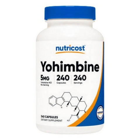 Nutricost, Yohimbine HCL Capsules, 5 Mg, 240 Count