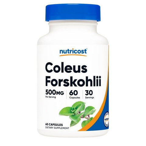 Nutricost, Coleus Forskohlii Capsules, 500 Mg, 60 Count