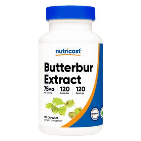 Nutricost, Butterbur Extract Capsules, 75 Mg, 120 Count