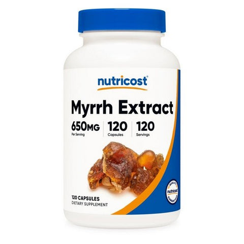 Nutricost, Myrrh Extract Capsules, 650 Mg, 120 Count