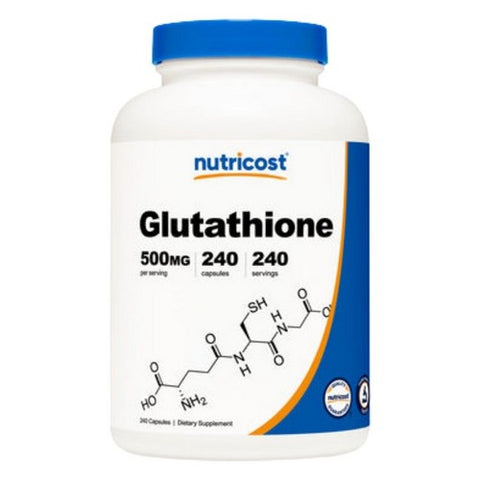 Nutricost, Glutathione Capsules, 500 Mg, 240 Count