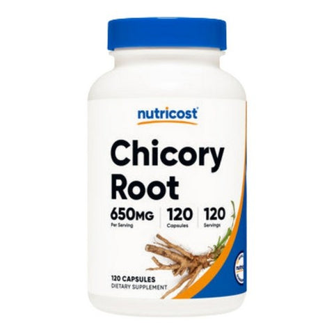 Nutricost, Chicory Root Capsules, 650 Mg, 120 Count