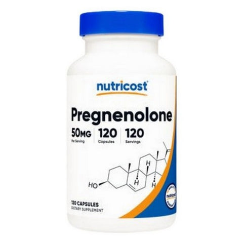 Nutricost, Pregnenolone Capsules, 50 Mg, 120 Count