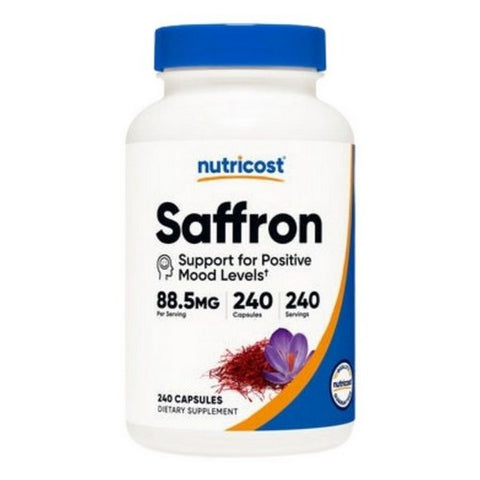 Nutricost, Saffron Extract Capsules, 88.5 Mg, 240 Count