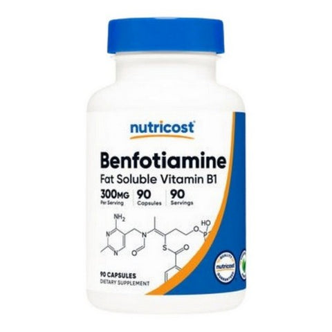 Nutricost, Benfotiamine Capsules, 300 Mg, 90 Count