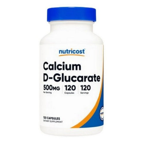Nutricost, Calcium D-Glucarate Capsules, 500 Mg, 120 Count