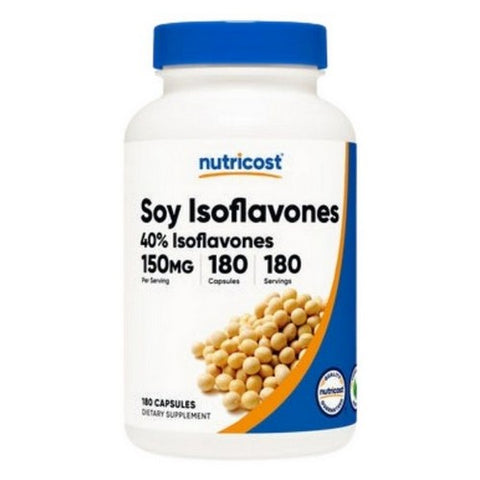 Nutricost, Soy Isoflavones Capsules, 150 Mg, 180 Count
