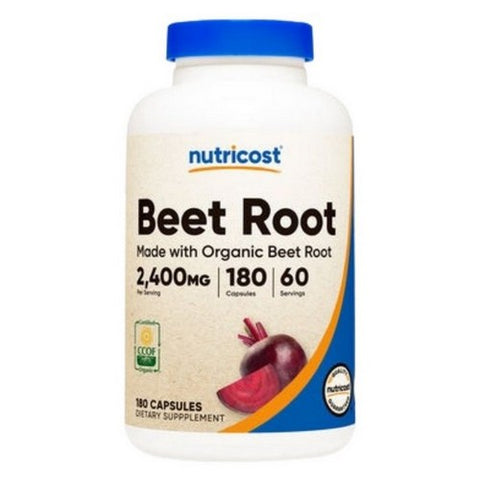 Nutricost, Beet Root Capsules MWO, 2,400 Mg, 180 Count
