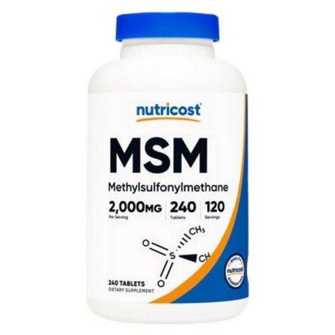 Nutricost, MSM Tablets, 2000 Mg, 240 Count