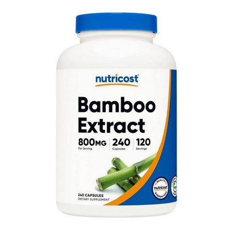 Nutricost, Bamboo Extract Capsules, 800 Mg, 240 Count
