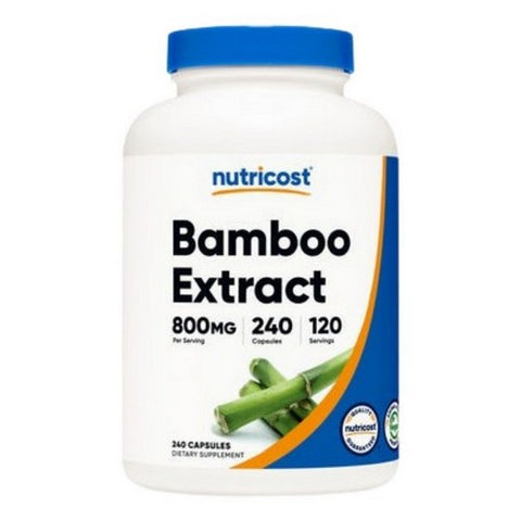 Nutricost, Bamboo Extract Capsules, 800 Mg, 240 Count