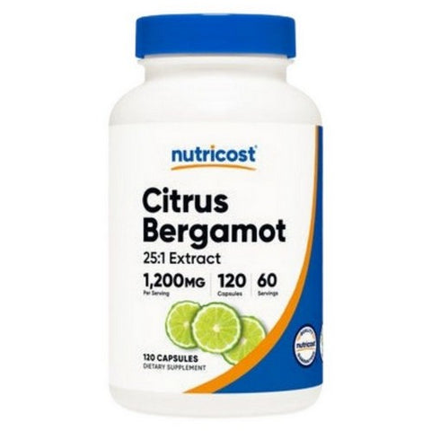 Nutricost, Citrus Bergamot Capsules, 1200 Mg, 120 Count