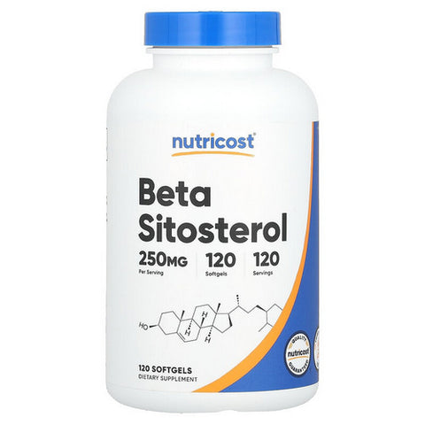 Nutricost, Beta Sitosterol Softgels, 500 Mg, 120 Count