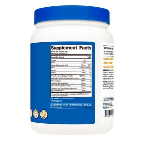 Nutricost, Multi Collagen Protein + Beauty Powder, 30 Serving
