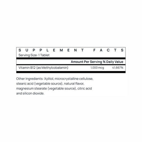 Jarrow Formulas, Methyl B-12, 1000 mcg, 100 Lozenges