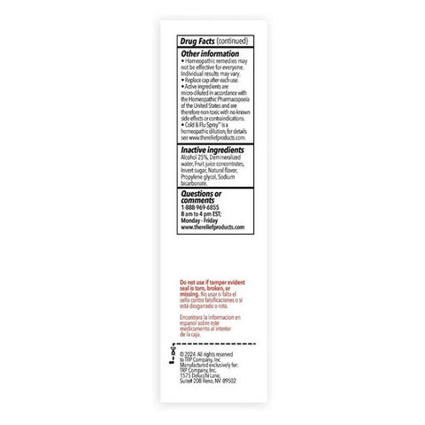 The Relief Products, Cold And Flu Spray, 0.67 Oz