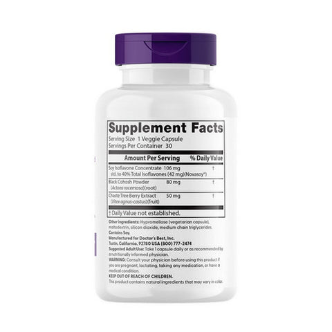 Doctors Best, Women's Menopause Support, 30 VegCaps