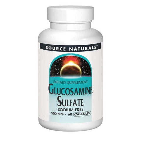 Source Naturals, Glucosamine Sulfate, 500 mg, 60 Tabs