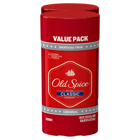 Old Spice, Old Spice Classic Original Scent Deodorant For Men, 6.5 Oz (Case Of 3)