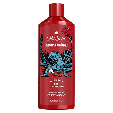 Old Spice, Old Spice 2 In 1 Krakengard Shampoo And Conditioner, 13.5 Oz (Case Of 6)