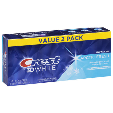 Crest, Crest 3D White Advanced Teeth Whitening Arctic Fresh Toothpaste, 6.6 Oz (Case Of 6)