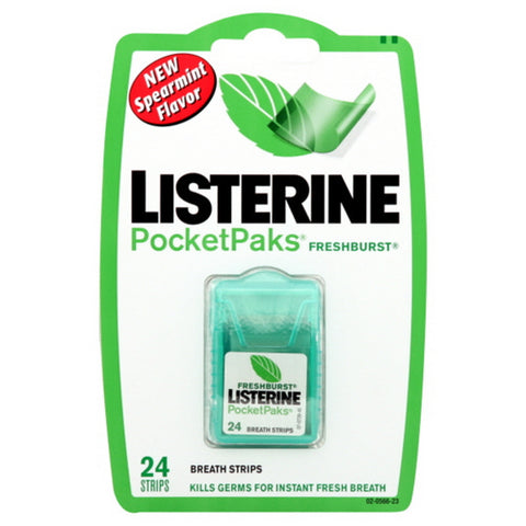 Listerine, Pocket Paks Fresh Burst, 24 Count (Case Of 12)