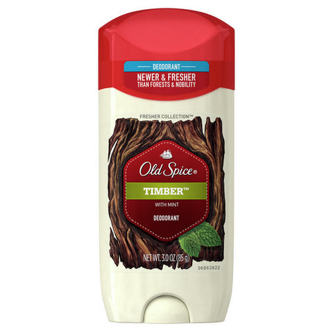 Old Spice, Fresher Collection Invisible Solid Mens Deodorant Timber, 3 Oz (Case Of 3)