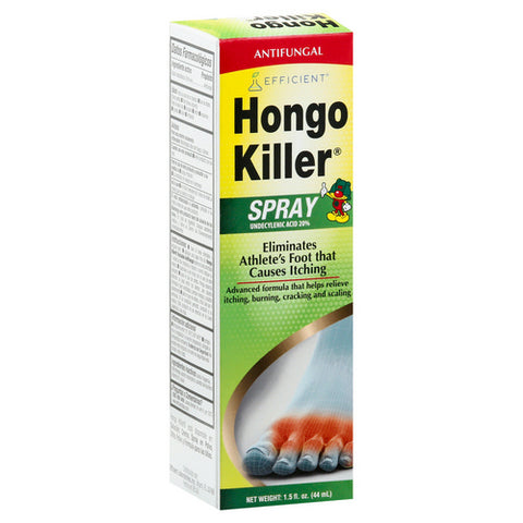 Hongo Kil, Hongo Killer Antifungal Spray Athletes Foot Treatment, 1.5 Oz